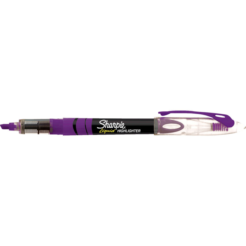 Sharpie® Liquid Pen Highlighters Fluorescent Purple 12/box Monk Office