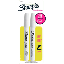 Sharpie Oil-Based Paint Markers White Medium Point 2/Pkg