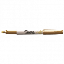 Sharpie® Metallic Markers Fine Tip Gold 2/pkg