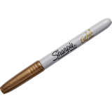 Sharpie® Metallic Markers Fine Tip Gold 12/box