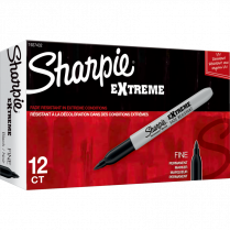 Sharpie® Extreme Permanent Markers Fine Tip Black 12/box