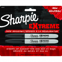 Sharpie® Extreme Permanent Markers Black 2/pkg