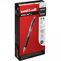 uni-ball® Signo 207™ Retractable Gel Pens 0.7 mm Blue 12/box