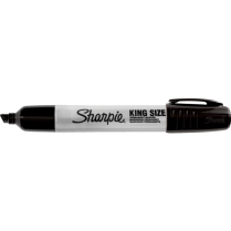 Sharpie&reg; King Size&trade; Marker Chisel Tip Black