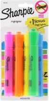 Sharpie&reg; Tank Highlighters Chisel Tip Assorted Colors 5/pkg