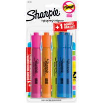 Sharpie&reg; Tank Highlighters Chisel Tip Assorted Colors 5/pkg