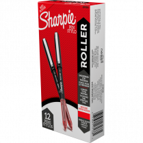 Sharpie® Roller Pens 0.5mm Red 12/box