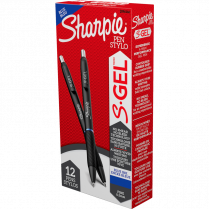 Sharpie® S-Gel® Retractable Pens 0.5 mm Blue 12/box