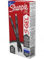 Sharpie® S-Gel® Retractable Pens 0.7 mm Blue 12/box
