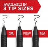 Sharpie® S-Gel® Retractable Pens 0.7 mm Blue 12/box