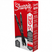 Sharpie® S-Gel® Retractable Pens 0.7 mm Red 12/box