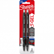 Sharpie® S-Gel® Retractable Pens 0.7 mm Blue 2/pkg