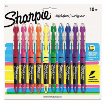 Sharpie® Liquid Pen Highlighters Assorted Colours 10/pkg