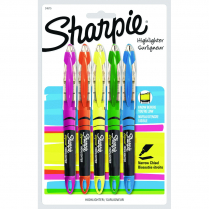 Sharpie® Liquid Pen Highlighters Assorted Colours 5/pkg