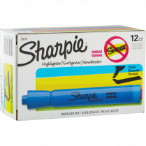 Sharpie® Tank Highlighters Chisel Tip Blue 12/box
