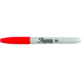 Sharpie® Fine Permanent Markers Fine Tip Red 12/box