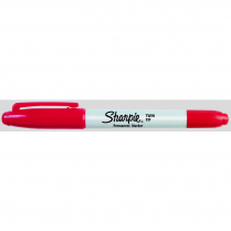 Sharpie® Twin Tip Permanent Markers Red 12/box