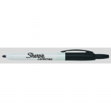 Sharpie® Retractable Permanent Markers Fine Tip Black 12/box