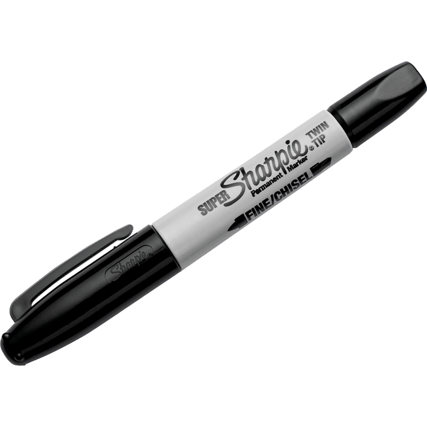 Black Sharpie Png - PNG Image Collection