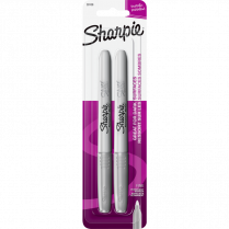Sharpie® Metallic Markers Fine Tip Silver 2/pkg