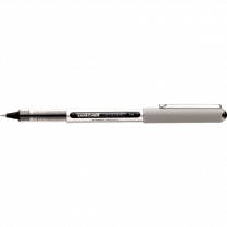 uni-ball® Vision™ Roller Pen 0.7mm Black with Metallic Grey Barrel 12/box