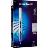 uni-ball® Vision™ Roller Pen 0.7mm Purple with Metallic Grey Barrel 12/box