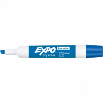 Expo® Low Odour Dry Erase Marker Chisel Tip Blue