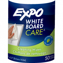 Expo® Whiteboard Care™ Cleaning Wipes 50 Sheets