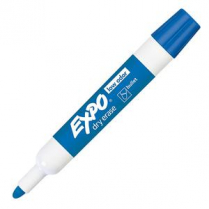 Expo® Low Odour Dry Erase Marker Bullet Tip Blue