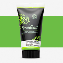 Speedball Water-Soluble Block Printing Ink 2.5oz Lime Green