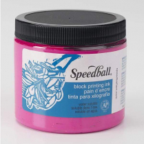 Speedball Water-Soluble Block Printing Ink 16oz Magenta