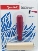 Speedball Soft Rubber Brayer 4"