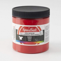 Speedball Screen Printing Ink Fabric 8oz Red