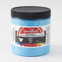 Speedball Screen Printing Ink Fabric 8oz Blue
