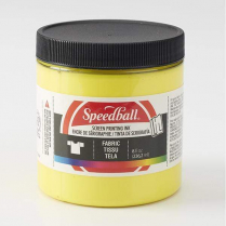 Speedball Screen Printing Ink Fabric 8oz Yellow