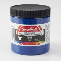 Speedball Screen Printing Ink Fabric 8oz Blue Denim