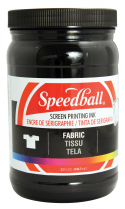 Speedball Screen Printing Ink Fabric 32oz Black