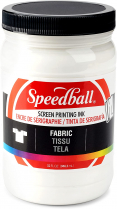 Speedball Screen Printing Ink Fabric 32oz White