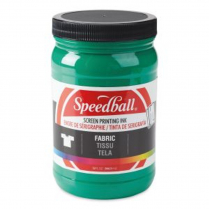 Speedball Screen Printing Ink Fabric 32oz Green