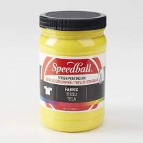 Speedball Screen Printing Ink Fabric 32oz Yellow