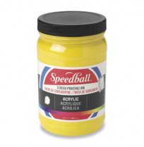Speedball Screen Printing Acrylic Ink 32oz Medium Yellow