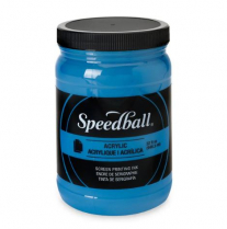 Speedball Screen Printing Acrylic Ink 32oz Ultramarine Blue
