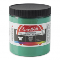 Speedball Screen Printing Ink Fabric 8oz Emerald