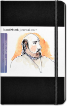 hand-book Drawing Journal 5-1/2" x 8-1/2" 128pages Ivory Black