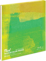 Fluid Watercolour Paper Hot Press Easy-Block 8" x 8" 15sheet