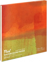 Fluid Watercolour Paper Cold Press Easy-Block 12" x 12" 15sheet