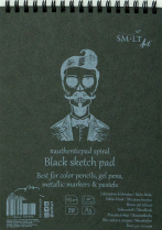 SM-LT Black Sketch Pad A5 20Sheets