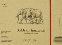 SM-LT Sketch Stitched Album 9.6" x 6.9" 28Sheets