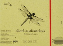 SM-LT Sketch Stitched Album Cream 9.6" x 6.9" 36Sheets