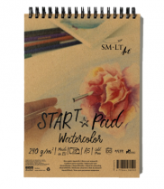 SM-LT Star T Pad Watercolour Spiral A4 20Sheets